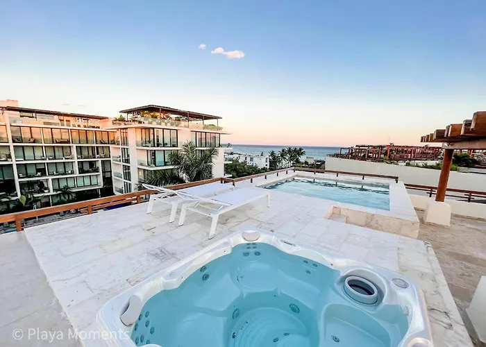 Apartamento Atc18 2bed Ocean View Penthouse With Jacuzzi And Private Pool Playa del Carmen